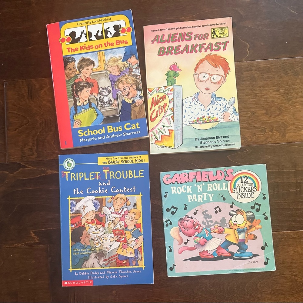 Set of 4 vintage children’s books